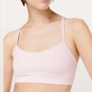 Lululemon Flow Y Bra *Nulu blissful pink size 4